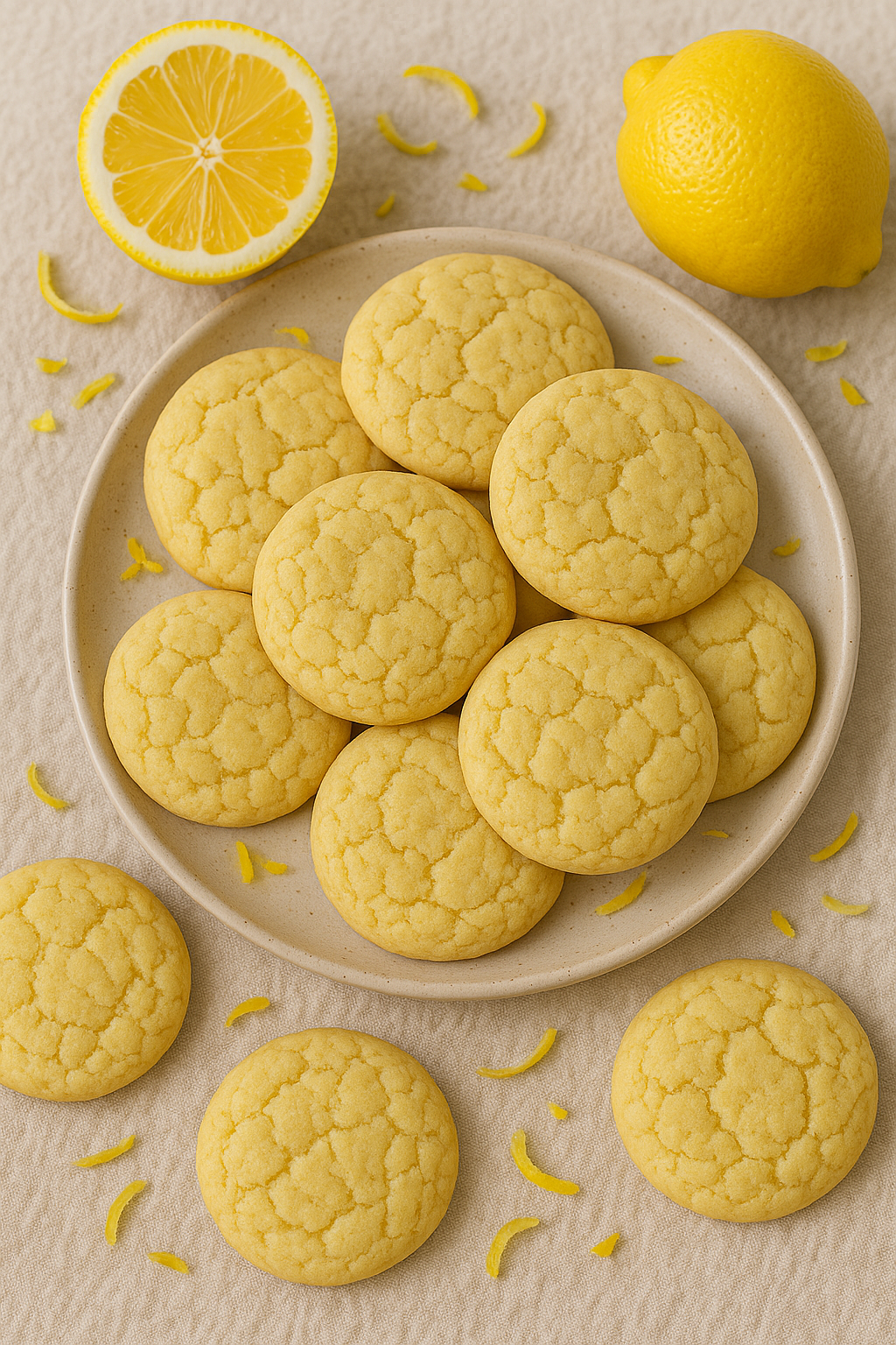 Homemade Lemon Cookies (One Dozen)