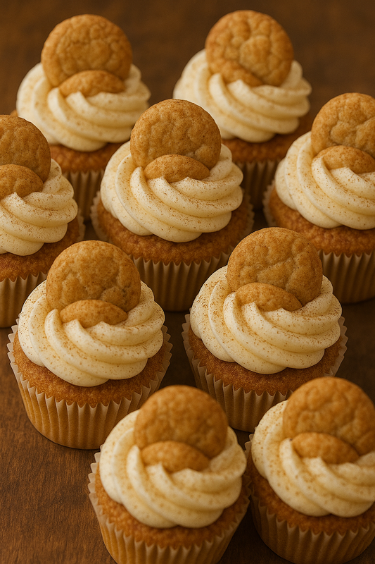 Homemade Snickerdoodle Cupcakes (One Dozen)