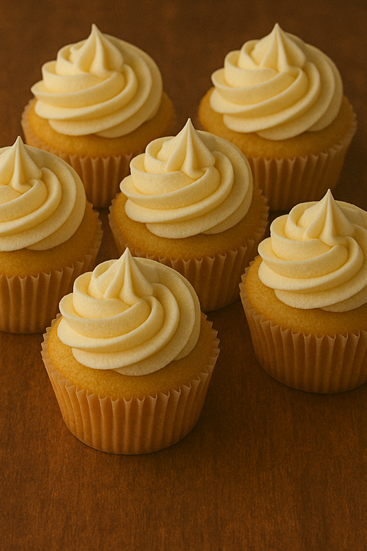 Homemade Vanilla Cupcakes (One Dozen)
