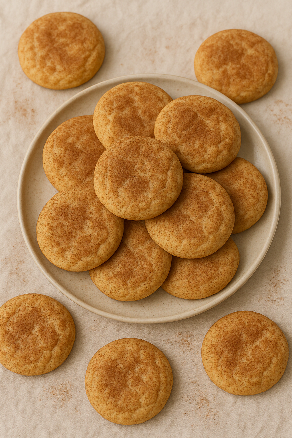 Homemade Snickerdoodle Cookies (One Dozen)
