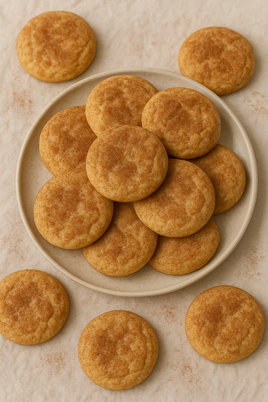 Homemade Snickerdoodle Cookies (One Dozen)