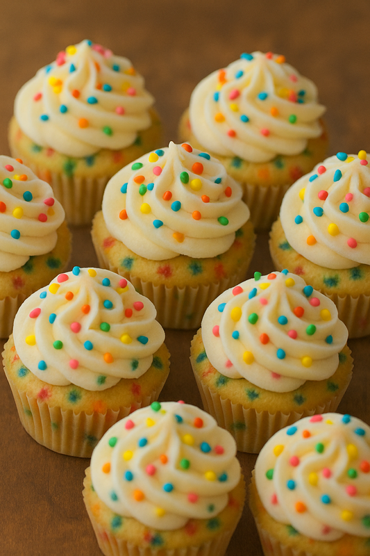 Homemade Confetti Cupcakes (One Dozen)